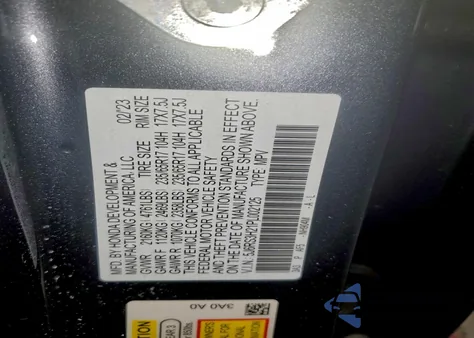 2023 Honda Cr-V Lx from USA, damaged, VIN 5J6RS3H21PL002125